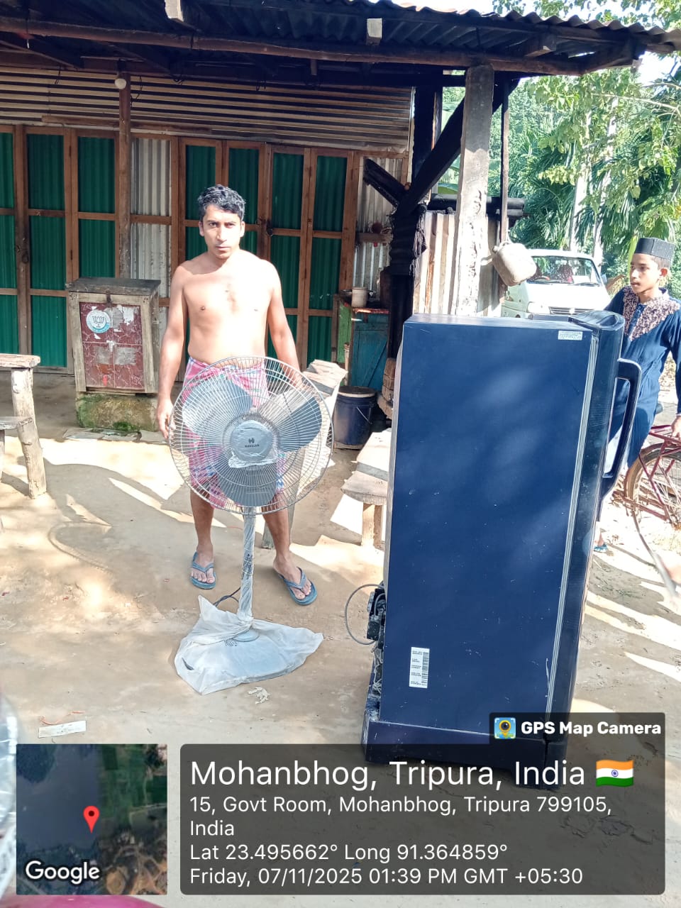 After receiving penalty amount on spot materials given back to the consumer at ESD-Melagarh dated-07.11.2025