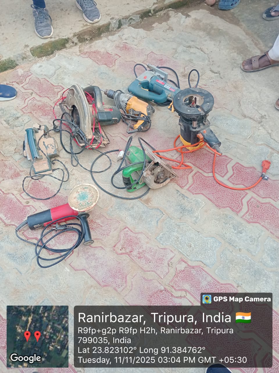 Cutter machines seized at ESD-Ranirbazar dated-11.11.2025
