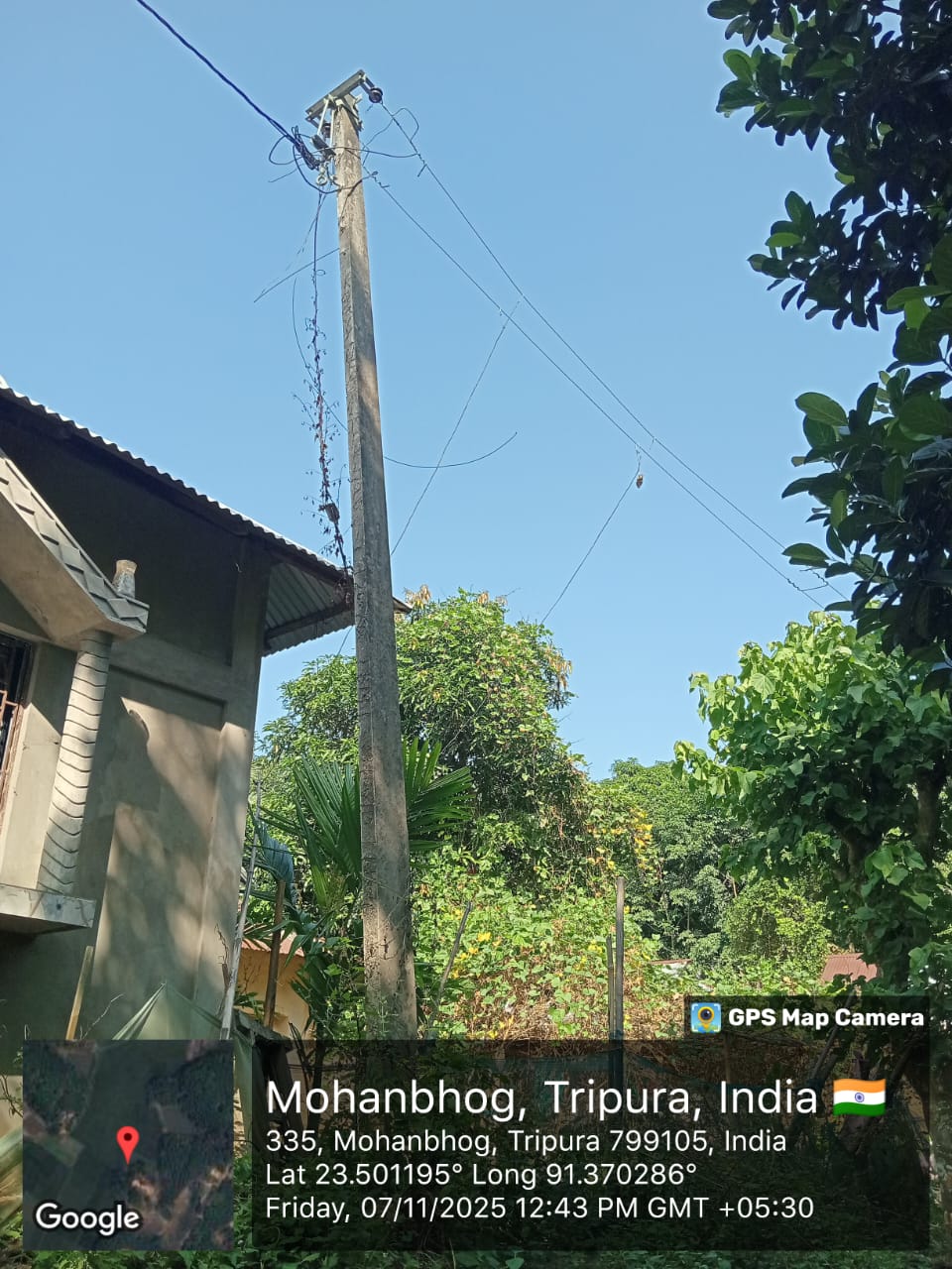 Hook line found at ESD-Melagarh dated-07.11.2025