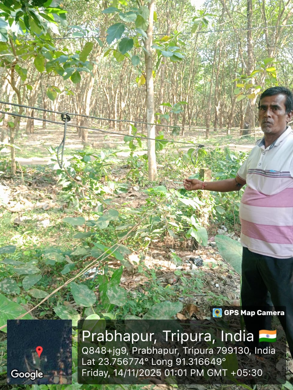 PVC cut found at ESD-Sekerkote dated-14.11.2025