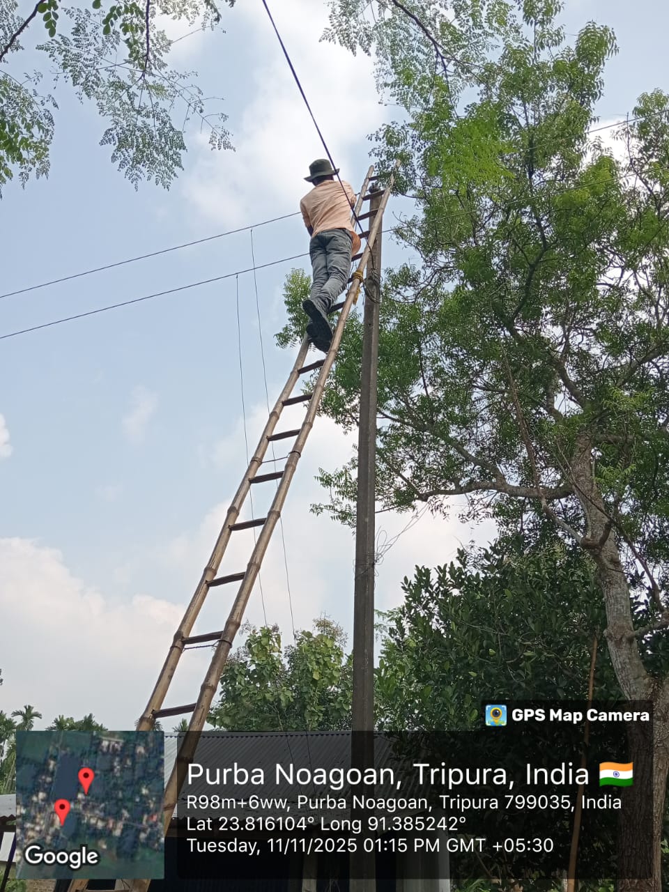 Service connection disconnected at ESD-Ranirbazar dated-11.11.2025