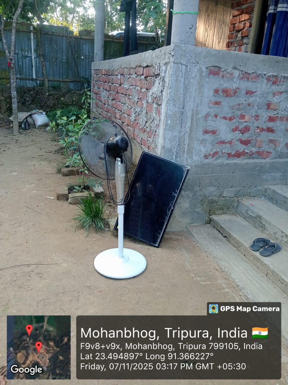 TV & Stand Fan seized at ESD-Melagarh dated-07.11.2025