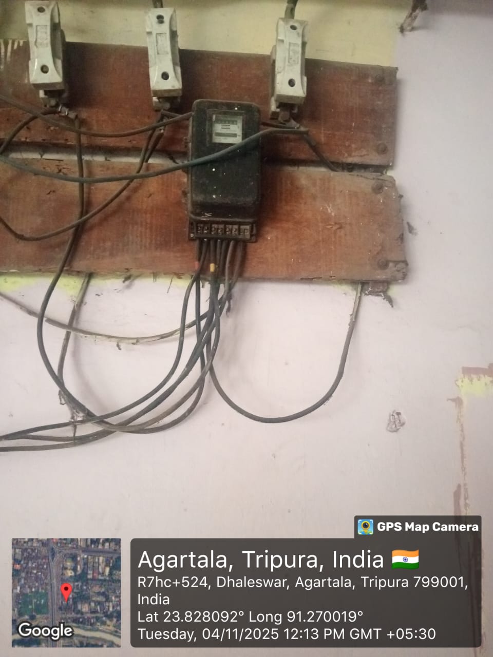 Temporary Disconnected Energy Meter checked at ESD-IGM 04.11.2025